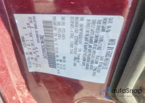 2006 Mercury Grand Marquis Ls from USA, damaged, VIN 2MEFM75V26X655247